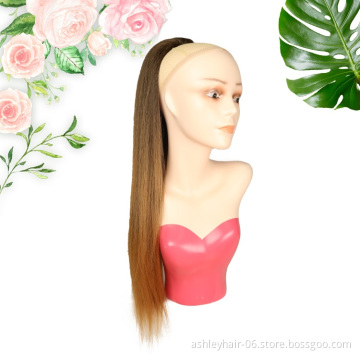 Julianna Yaki Straight Water Wave Long Japanese Synthetic Hair Pony Tails Ponytails Drawstring Ponytail Hair Extensions